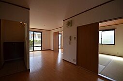 広島電鉄宮島線 修大協創中高前駅 徒歩19分の賃貸アパート 1階2LDKのリビング/ダイニング