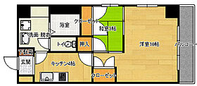 広島県広島市中区広瀬町（賃貸マンション2K・9階・35.54㎡） その2