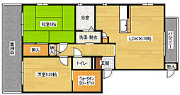 広島高速交通アストラムライン 祇園新橋北駅 徒歩5分の賃貸アパート 1階2LDKの間取り