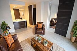 JR呉線 天神川駅 徒歩20分の賃貸マンション 2階1SLDKのリビング/ダイニング