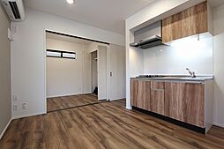 広島電鉄8系統 江波駅 徒歩6分の賃貸アパート 3階1LDKのリビング/ダイニング