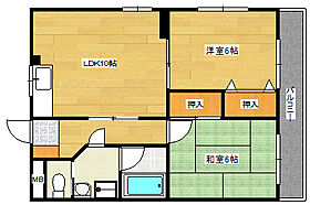 広島県広島市南区上東雲町（賃貸マンション2LDK・2階・51.97㎡） その2