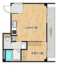 広島県広島市中区千田町２丁目（賃貸マンション1LDK・3階・34.73㎡） その2