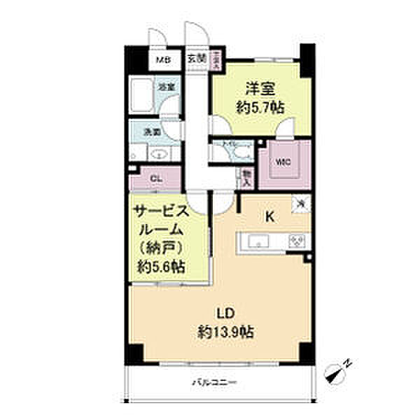 レジディア玉造 1102｜大阪府大阪市東成区玉津1丁目(賃貸マンション1SLDK・11階・68.49㎡)の写真 その2