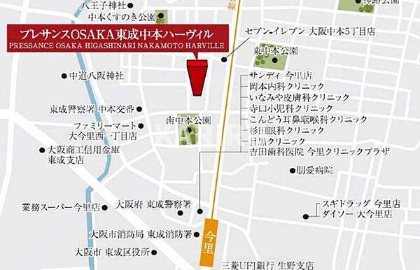 プレサンスＯＳＡＫＡ東成中本ハーヴィル 1002｜大阪府大阪市東成区中本5丁目(賃貸マンション1LDK・10階・31.45㎡)の写真 その3