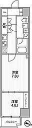 Weave Base -Itabashi Honcho 板橋本町 2Kの間取図画像