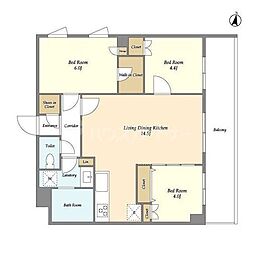 間取図画像 3LDK
