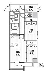 SEASONFLATS新大塚 2SDKの間取図画像