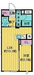 間取図画像 1LDK