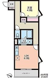 間取図画像 1LDK