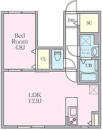 間取図画像 1LDK