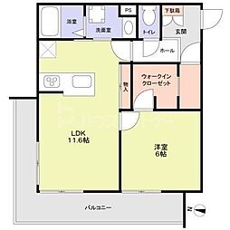 Cerisier(スリジェ) 1LDKの間取図画像