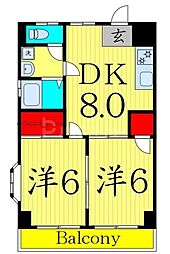 エステートオオノ 2DKの間取図画像