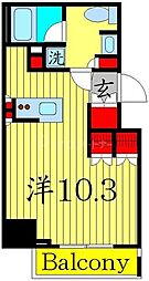 ルフォンプログレ南大塚 ワンルームの間取図画像