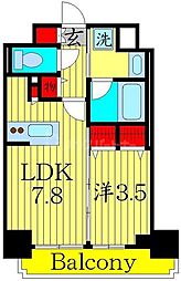 エミリブ池袋 1LDKの間取図画像
