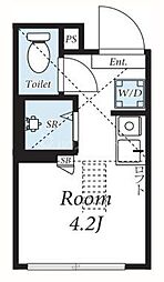 NANO東池袋1 ワンルームの間取図画像