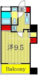 池袋デュープレックスタワー 1Kの間取図画像