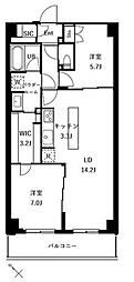 ザ・ケンジントン・レジデンスときわ台 2LDKの間取図画像