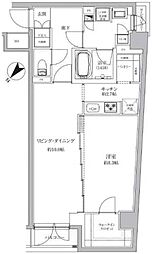 GENOVIA北池袋skygarden 1LDKの間取図画像
