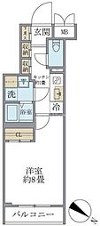 ビューテラス茗荷谷 1Kの間取図画像