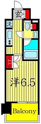 BLESS上池袋 1Kの間取図画像