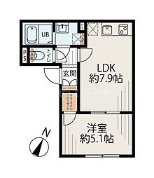 Cielstella 池袋 1LDKの間取図画像