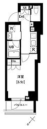 ARKMARK上池袋 1Kの間取図画像