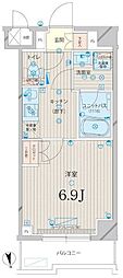 ルーブル上板橋 1Kの間取図画像