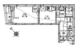 creal落合南長崎 1DKの間取図画像