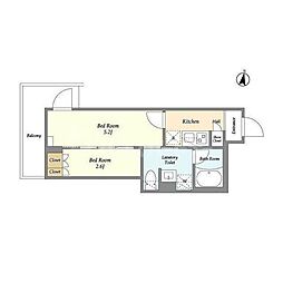 ARKMARK練馬 2Kの間取図画像