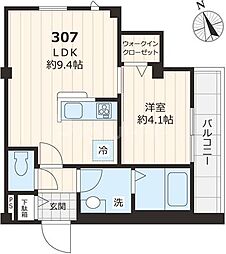 間取図画像 1LDK
