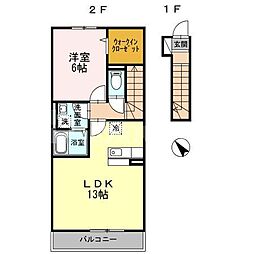 間取図画像 1LDK