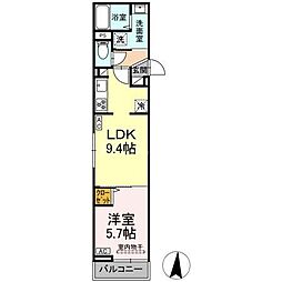 間取図画像 1LDK