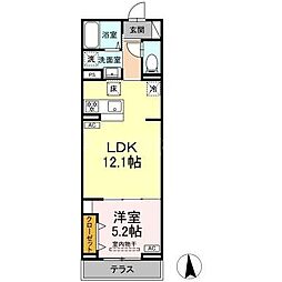 セレスティア高島平III 1LDKの間取図画像