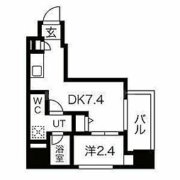 間取図画像 1DK