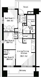 間取図画像 3LDK