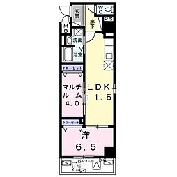 GranFelicia 1SLDKの間取図画像