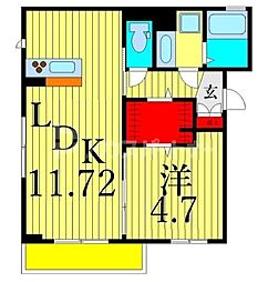 グランコンフォート 1LDKの間取図画像