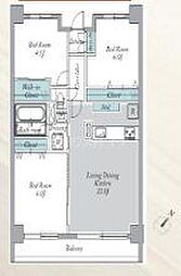KENEDIX北赤羽 3LDKの間取図画像