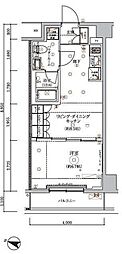 ARCOBALENO HASUNEII 1LDKの間取図画像