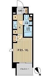 BLESS上池袋 1Kの間取図画像