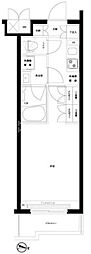 ルーブル赤羽台 1Kの間取図画像