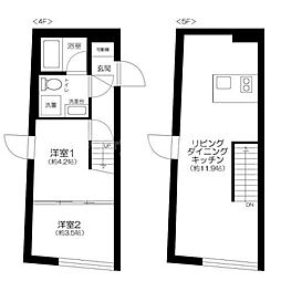 trias321 2LDKの間取図画像