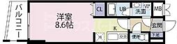 ノーブルガーデン駒込 1Kの間取図画像