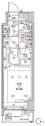 クレイシア板橋本町 1Kの間取図画像