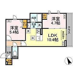 物件の間取り