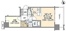 シティハウス西池袋 1LDKの間取図画像