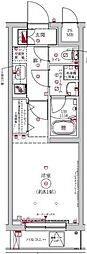 LUMEED志村坂上 1Kの間取図画像