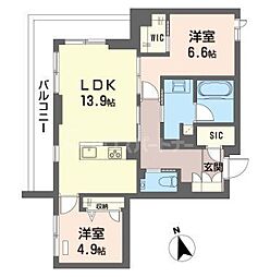 クレスティーク 2階