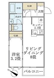 ロンサールA棟 1階/A4